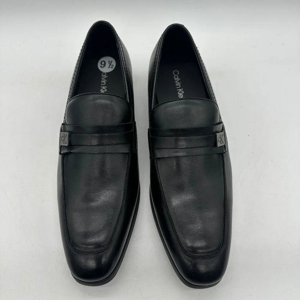 Calvin Klein CMJIMNON-R Mens Size‎ 9.5 Jameson Loafers Black Slip-On Dress Shoes